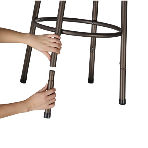 Three Posts™ Abrams Swivel Bar Stool & Reviews Wayfair